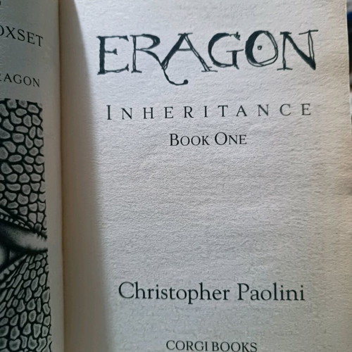 Eragon book used, Christopher Paolini, English
