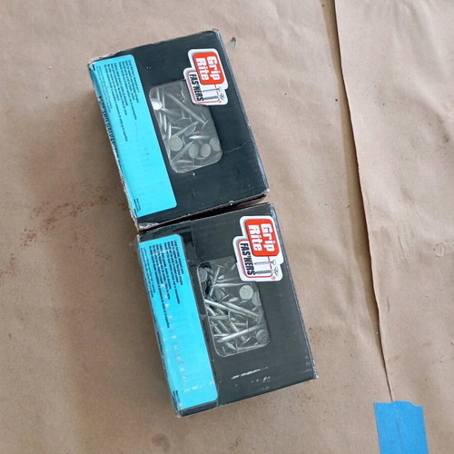 Pins new for asphalt and fiberglass tiles electro galvanized