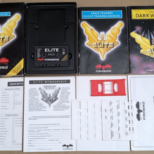 Elite Firebird Gold Edition ZX Spectrum cassette like new, big box