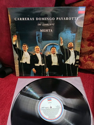 Carreras Domingo Pavarotti In Concert record used, classical