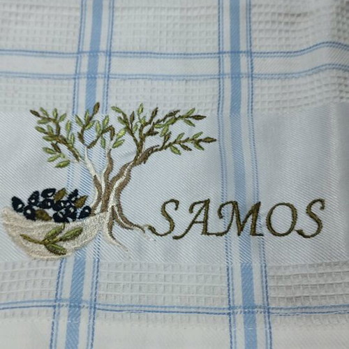 Kitchen towel pot holder like new from Samos cotton 46x72cm