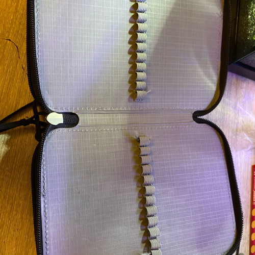 Pencil case like new with gift contents
