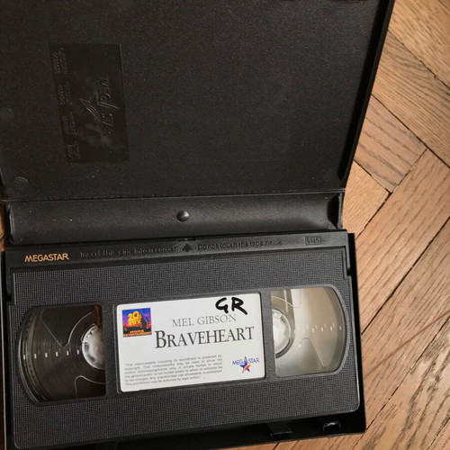 Braveheart VHS tape used, authentic movie