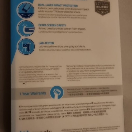 Samsung Galaxy S7 Speck Clear Case new