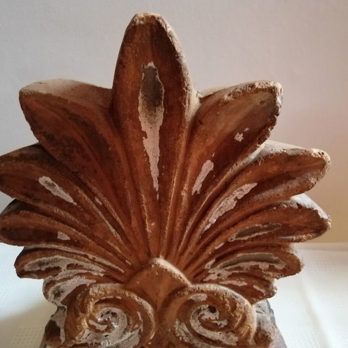 Akrokeramo used, rare 1920s decorative architectural ornament