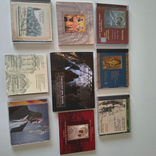 Byzantine music 9CD set like new, traditional Greece Romania