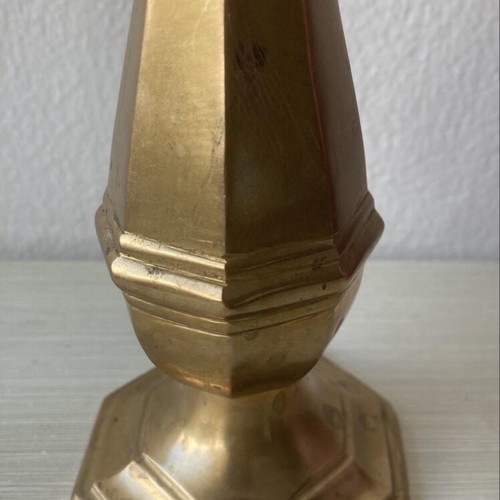 Brass vase used, old
