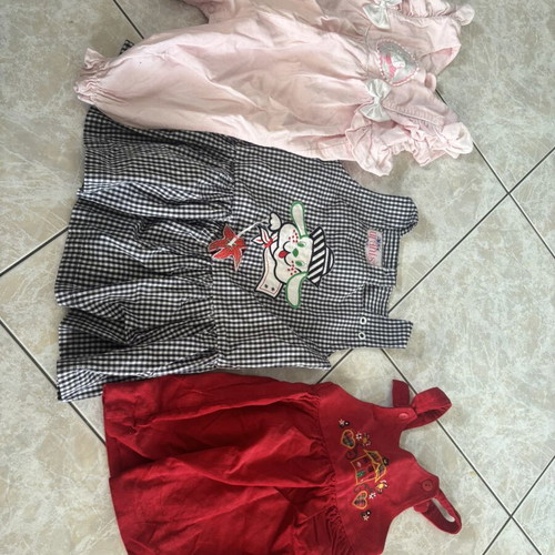 Baby dresses and rompers, set of 3