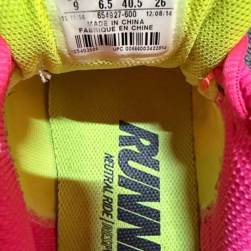 Nike Running Pegasus athletic shoes like new, size 40.5, pink