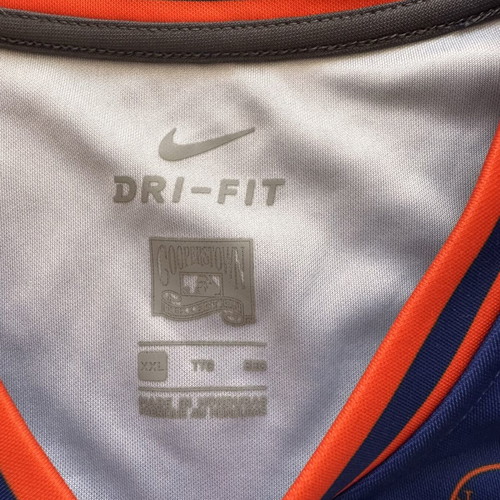 Nike New York Mets MLB Dri-FIT Jersey Shirt Men’s XXL like new, blue orange