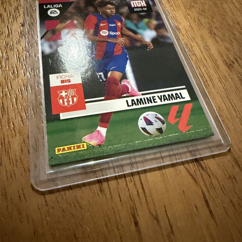 Lamine Yamal 23 Panini Megacracks #108 BIS Rookie RC Barcelona PSA 10 Candidate card