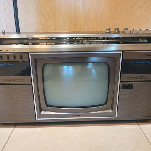 Philips Combi TC 10 used radio and TV with cassette