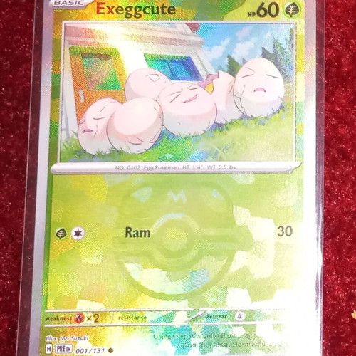 Exeggcute Prismatic Evolutions Masterball card new