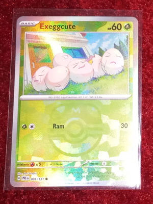 Exeggcute Prismatic Evolutions Masterball card new