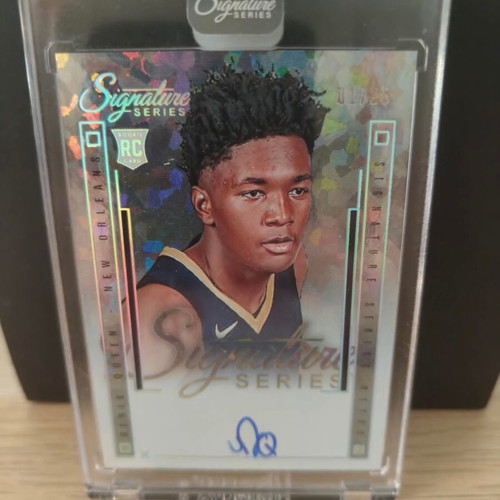 Panini 2025-26 Signature Series Derik Queen Pelicans RC Auto new