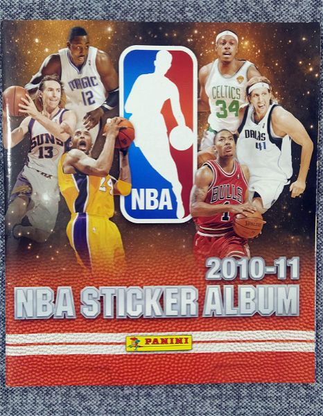  NBA sticker panini album 2010 2011