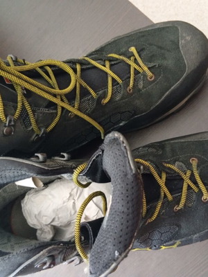Zamberlan Rando GTX hiking boots, black and yellow, size 44