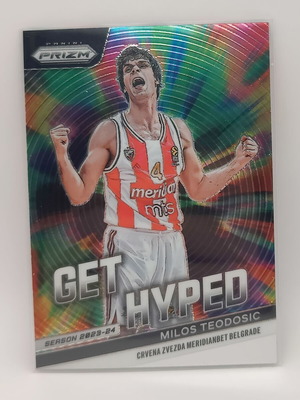 Milos Teodosic Insert Card 2023-24 Panini-Prizm Euroleague Basketball new