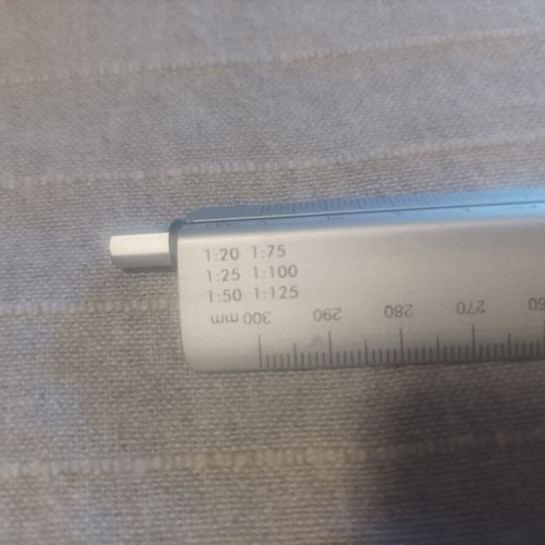 Scale ruler like new, six scales for civil engineering office