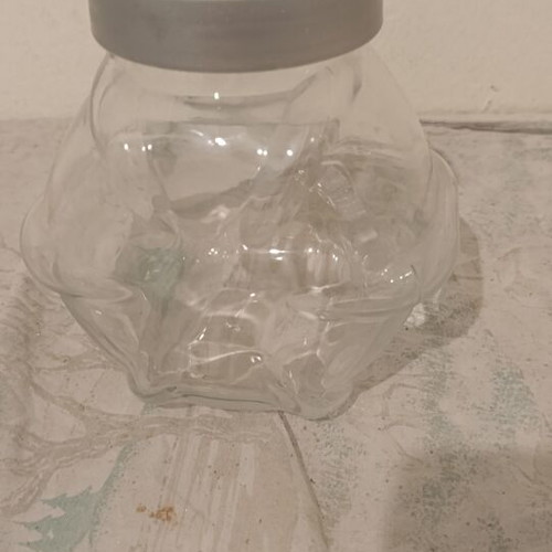 Ikea Forvar glass storage jar like new, 3.4 lt capacity