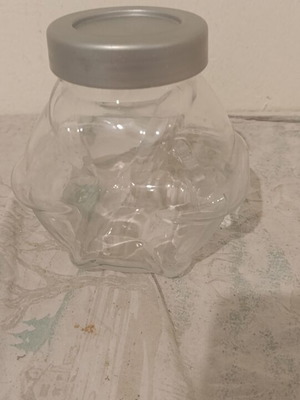 Ikea Forvar glass storage jar like new, 3.4 lt capacity