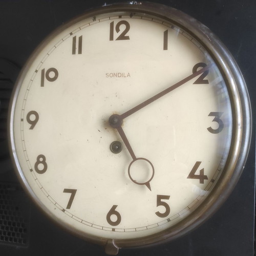 Sondila vintage wall clock used, mechanical, decorative
