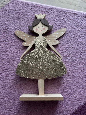 Wooden decorative fairy like new