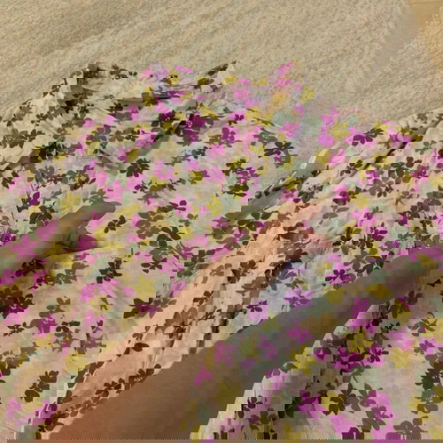floral πουκάμισο XL