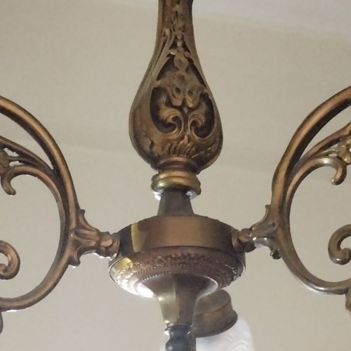 Vintage Brass Chandelier 3-light | Genuine Brass | Custom Order