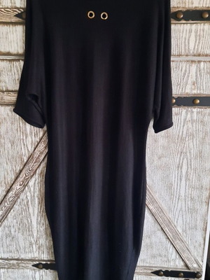 Black knitted dress like new