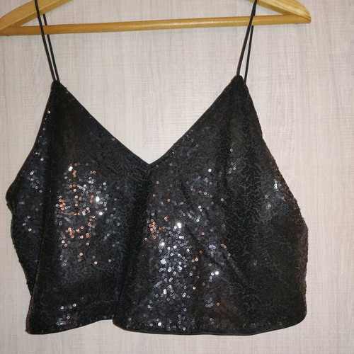 Shein black evening top like new, size M