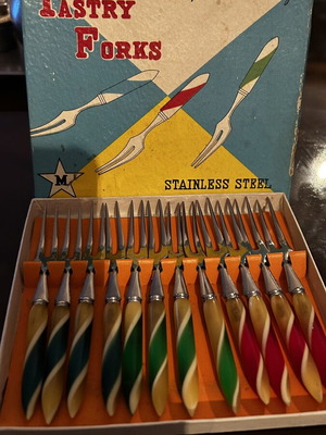 Pastry Forks set of 12 like new with original box