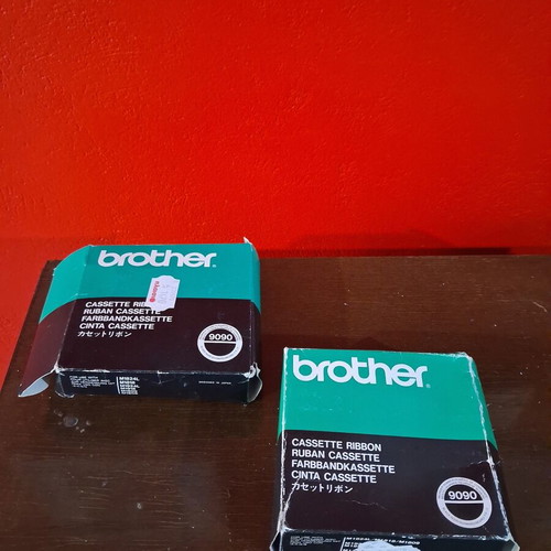 Brother 9090 Cassette Ribbon set of 2, black, new