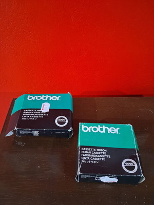 Brother 9090 Cassette Ribbon set of 2, black, new
