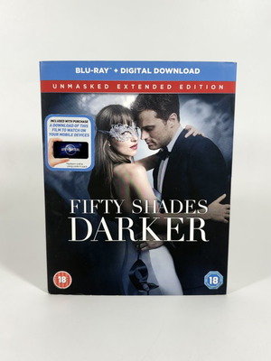 Fifty Shades Darker Unmasked Extended Edition Blu-ray like new with English subtitles