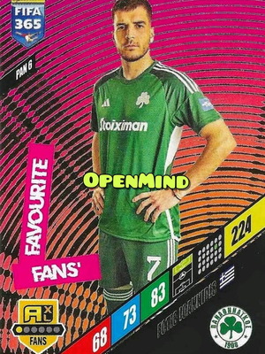 PAN6 Fotis Ioannidis Fans Favourite FIFA 365 2024 Andrenalyn XL card new