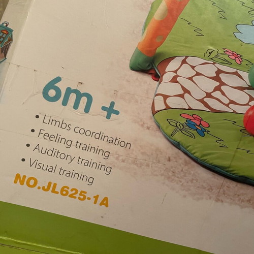 Play gym mat used, suitable from 6 months
