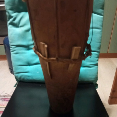 Decorative tambourine used from Africa