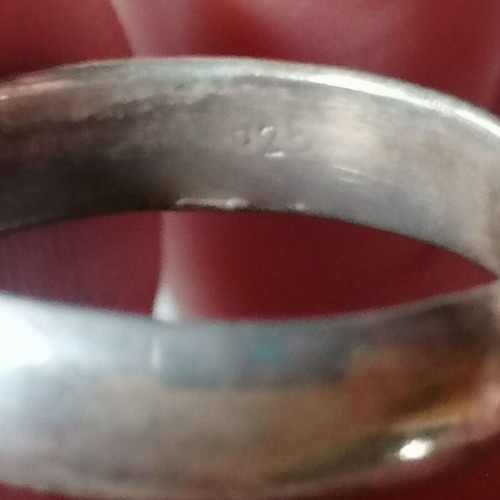 Silver 925 domed wedding ring new no 53 or 58