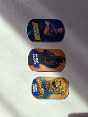 Fortnite metal tags set of 3 used