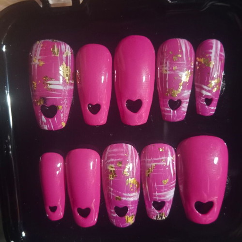 Press On Nails set of 22 handmade, new