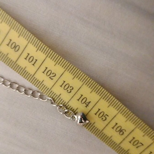 Vintage waist chain belt like new, silver with rhinestones