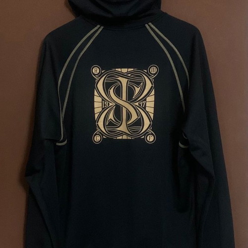 Real Madrid CF adidas hoodie like new, black/gold, size XL