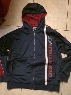 Identic Sports Jacket XL like new, blue and red
