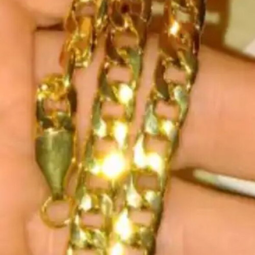 Standard Chain Necklace new, gold tone, 46 cm length