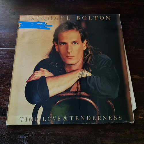 Michael Bolton Time, Love & Tenderness LP vinyl album