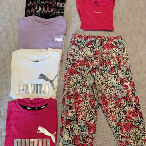 Puma sportswear set for girl size 7 like new