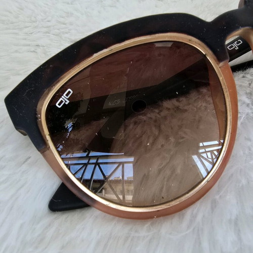 OGO Sunglasses used, black and orange