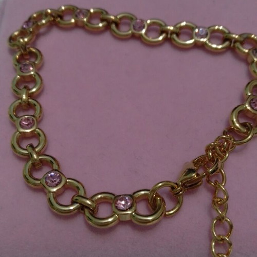 Steel bracelet 21 cm maximum adjustable new