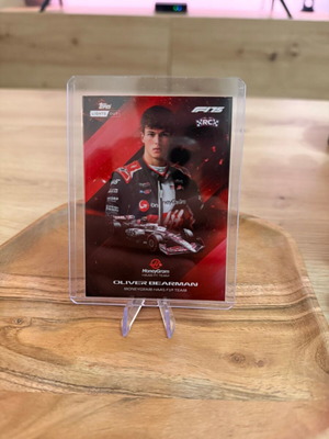 Topps Lights Out 2025 Formula 1 F1 Ollie Bearman Base Rookie Card like new